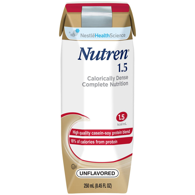 Nutren® 1.5 Adult Tube Feeding Formula, Unflavored, 8.45 oz. Carton Ready to Use