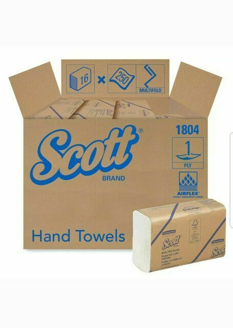 01804 Scott Multi-Fold 1-Ply Paper Towel by Kimberly-Clark