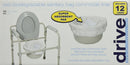 Drive Medical Commode Pail Liner - 12 count Box