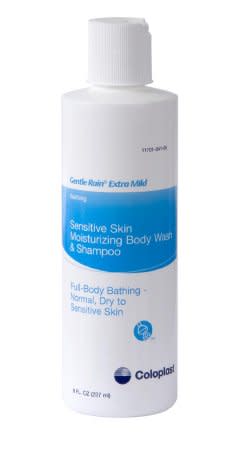 Coloplast Gentle Rain® Shampoo and Body Wash 8 oz. Squeeze Bottle, 1/EA