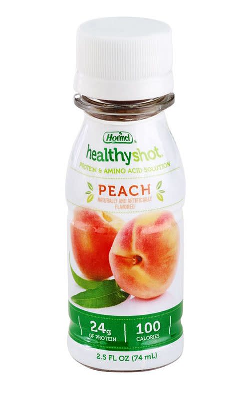 Healthy Shot® Ready to Use Oral Protein Supplement, Peach Flavor, 2.5 oz. Bottle