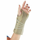 Soft Fit Wrist Brace, Medium, Right Hand, Beige Suede, 1/EA