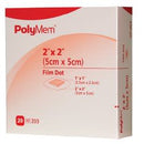 PolyMem® Foam Dressing, 2 x 2 Inch, 20/BX