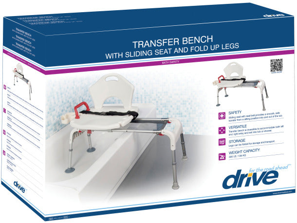 drive Transfer Bench Universal, Sliding, Folding 1/Each