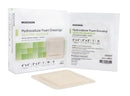 McKesson Square Sterile Adhesive Silicone Foam Dressing with Border, 4 x 4 Inch, 1/EA
