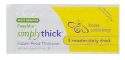 SimplyThick® Easy Mix Unflavored Food and Beverage Thickener, 12 gram Individual Packet, Honey Consistency