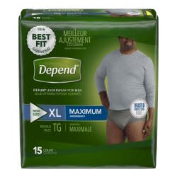 Depend® FIT-FLEX® Male Disposable Pull On  Absorbent Underwear, Heavy Absorbency