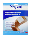 Nexcare™ Absolute Waterproof Adhesive Dressing with Pad, 144/BX