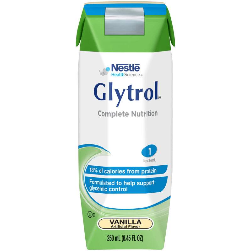 Glytrol® Adult Tube Feeding Formula, 8.45 oz. Carton Ready to Use, Vanilla Flavor