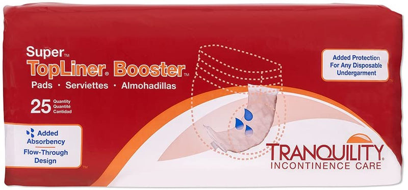 Tranquility TopLiner Unisex Disposable Booster Pad, One Size Fits Most