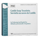 Personal Wipe PDI Castile Soap Individual Packet Scented 100 Count