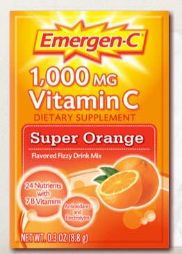 Emergen-C® Oral Supplement, Super Orange Flavor, 0.3 oz. Individual Packet