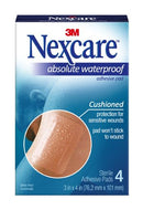 Nexcare™ Absolute Waterproof Adhesive Gauze Pad, 12/BX