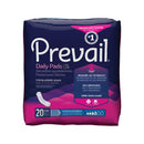 Prevail® Daily Pads Female Disposable Bladder Control Pad, One Size Fits Most, Moderate Absorbency