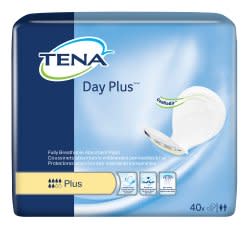 TENA® Day Plus™ Unisex Disposable Contoured Incontinence Liner, 24 Inch Length, One Size Fits Most, Heavy Absorbency