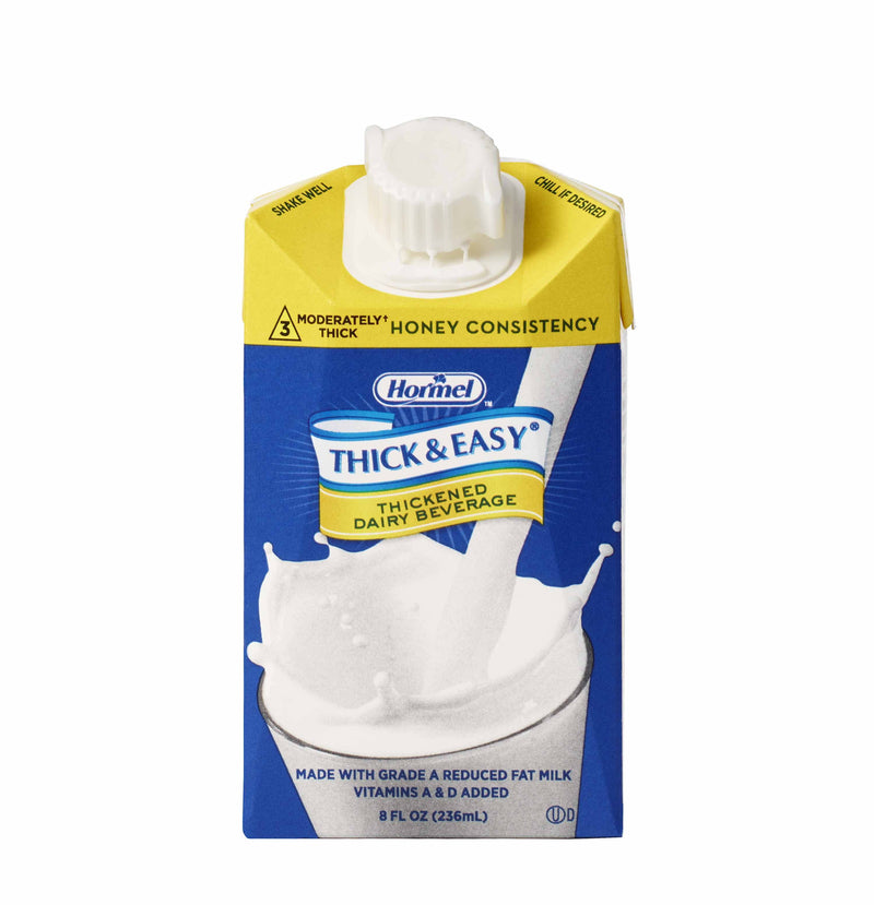 Thick & Easy® Ready to Use Thickened Dairy Beverage, 8 oz. Carton, Milk Flavor
