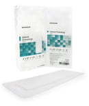 McKesson Rectangular Sterile Adhesive Polypropylene/Rayon Dressing, 4 x 10 Inch, White, 25/BX