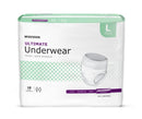 McKesson Ultimate Incontinence Underwear, Large, 18/BG