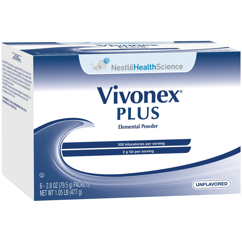Vivonex® Plus Elemental Tube Feeding / Oral Supplement, Unflavored, 2.8 oz. Individual Packet Powder