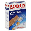 Band-Aid® Adhesive Strip, assorted sizes, 30/BX