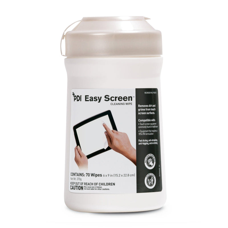 PDI® Easy Screen™ PreSaturated Task Wipe, Wipe, 70 Count, 70/CN