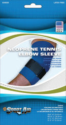 Sport-Aid™ Elbow Sleeve, Large - 11 to 12 Inch Forearm Circumference, Blue, 1/EA