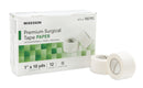 McKesson Nonsterile Skin-Friendly Paper Medical Tape, 1 Inch x 10 Yard, White, 12/BX