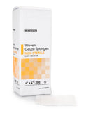 McKesson Square Nonsterile 16-Ply Cotton Gauze Sponge, 4 x 4 in., 200-Pack, 200/PK