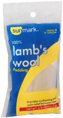 sunmark® Lambs Wool Padding, 1/EA