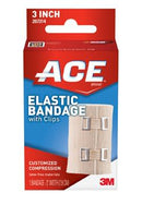 ACE™ Brand Elastic Bandage with Clips, 3 Inch, 72/BX