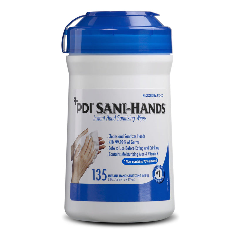 Sani-Hands Unscented Hand Sanitizing Wipe