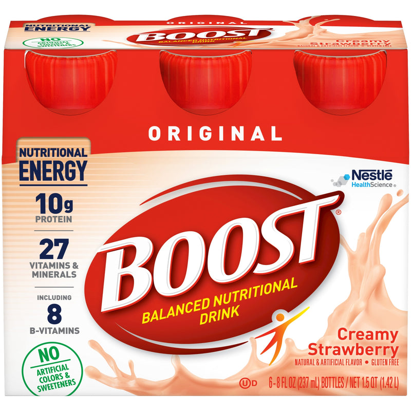 Boost® Original Ready to Use Oral Supplement, 8 oz. Bottle, Creamy Strawberry