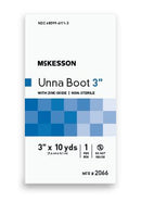 McKesson Non-Sterile Cotton/Zinc Oxide Unna Boot, 3 Inch x 10 Yard, White, 12/CS